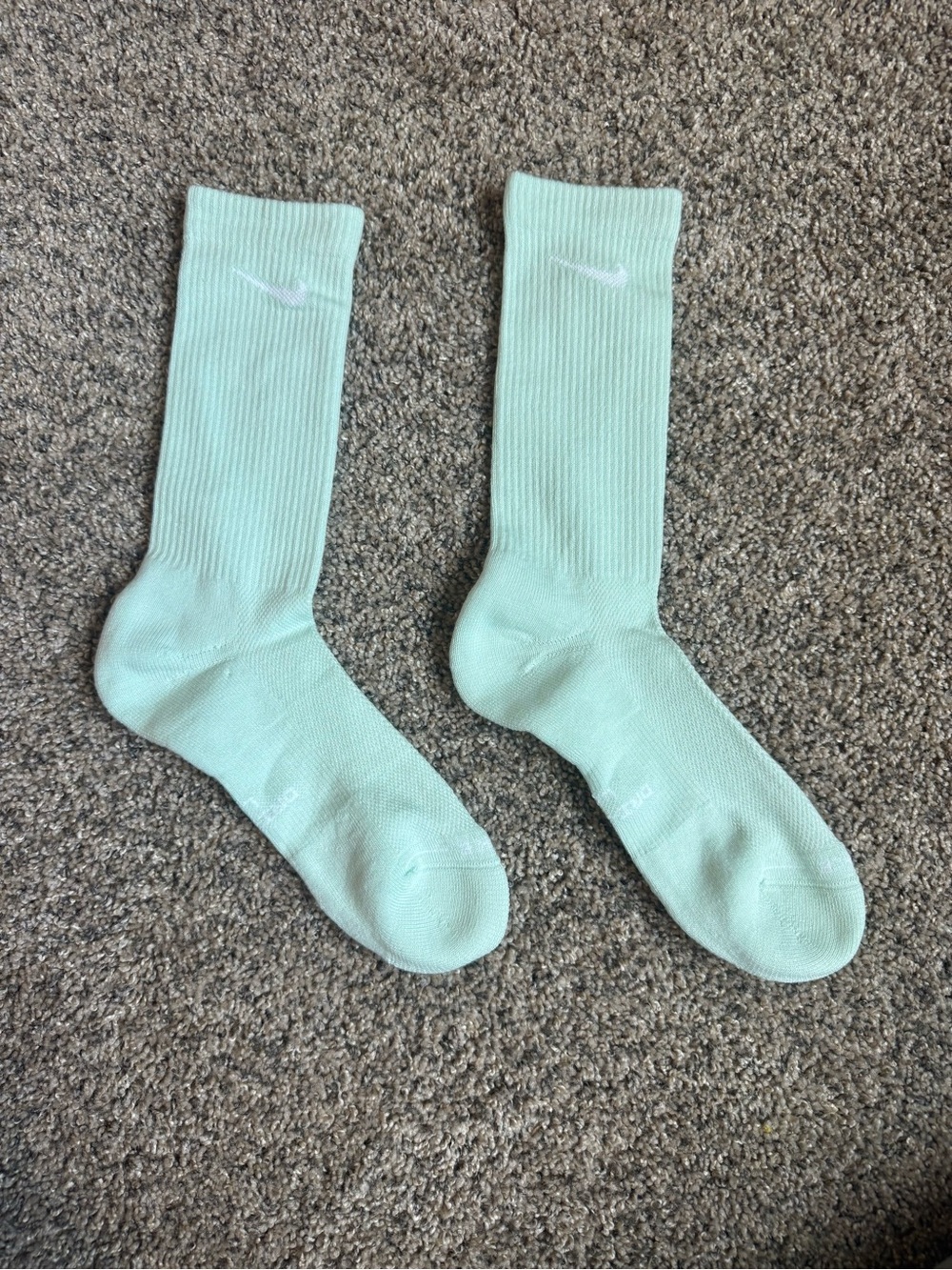 Mint Green Nike Crew Socks